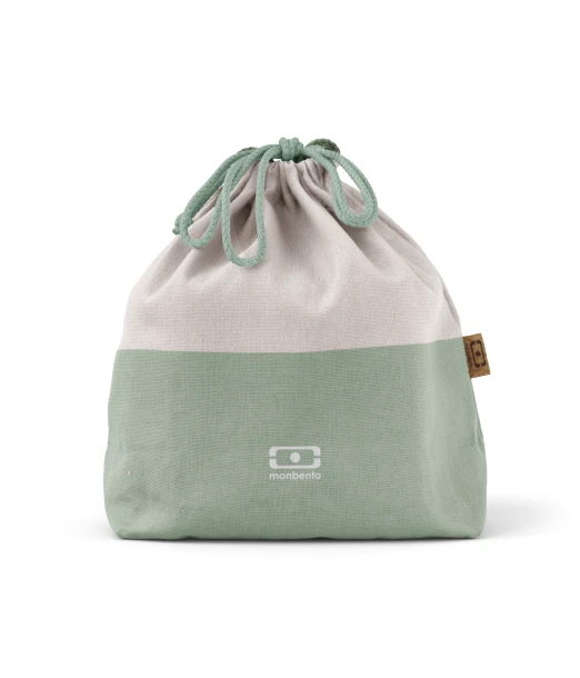 Monbento L pouch for lunch box and children's water bottle – Natural Green