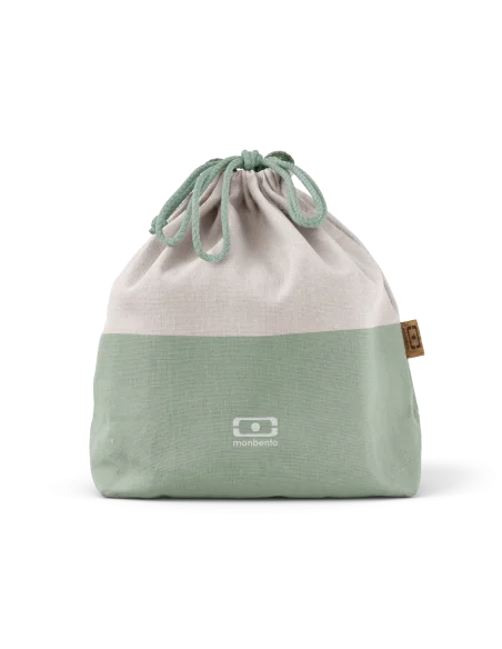 Monbento L pouch for lunch box and children's water bottle – Natural Green