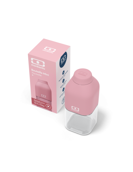 Monbento Gourde pour enfants sans BPA Positive S – Rose 330ml