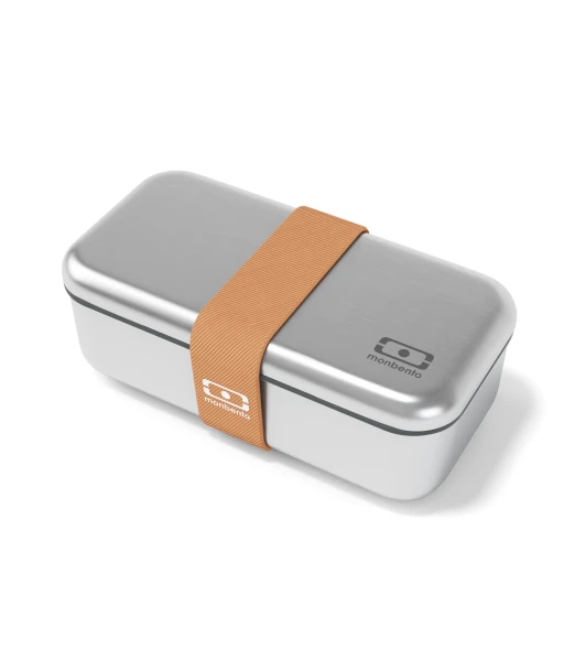 Monbento children's stainless steel lunch box Sense — Canyon