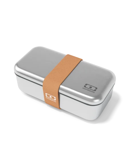 Monbento children's stainless steel lunch box Sense — Canyon