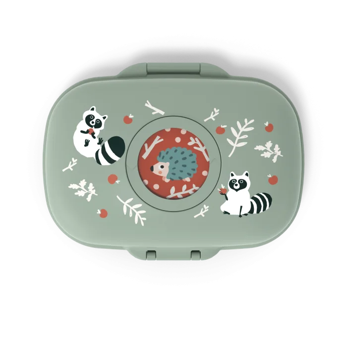Monbento Boîte à goûter pour enfants sans BPA Gram – Vert
