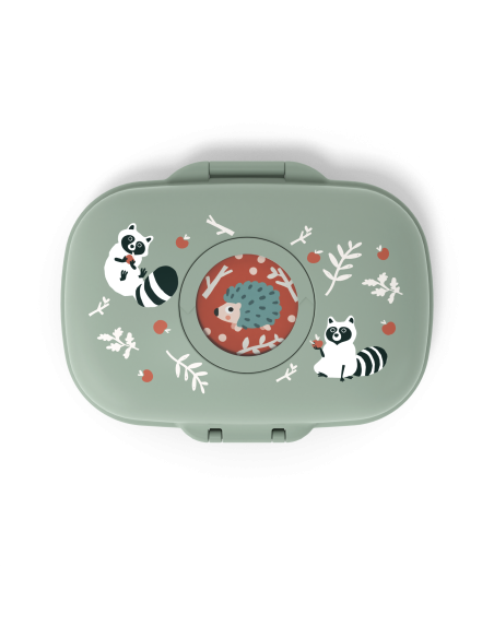 Monbento Boîte à goûter pour enfants sans BPA Gram – Vert