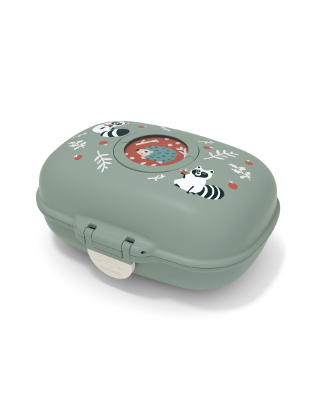 Monbento Boîte à goûter pour enfants sans BPA Gram – Vert