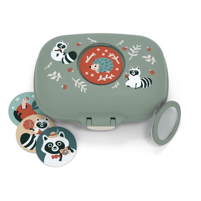Monbento Boîte à goûter pour enfants sans BPA Gram – Vert