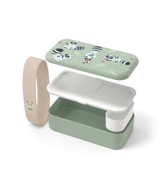 Monbento kids lunch box BPA-free Foodie – Raccoon 2