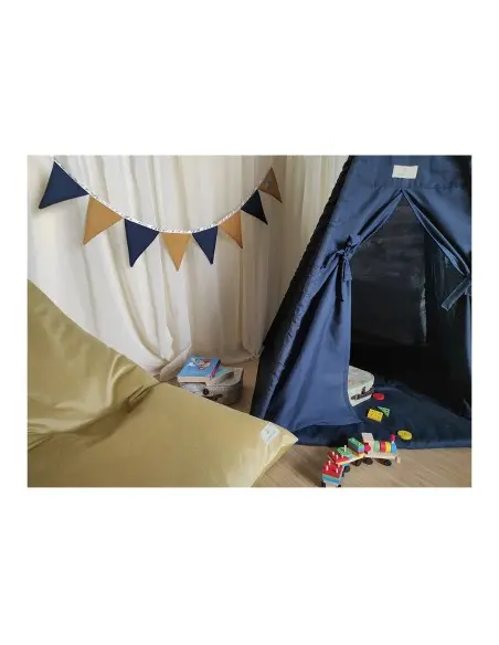 Minitribe Guilande pour Décoration Bleu/Jaune - Havana Accueil 