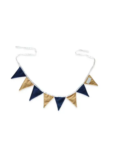 Minitribe decorative garland Blue/Yellow - Havana