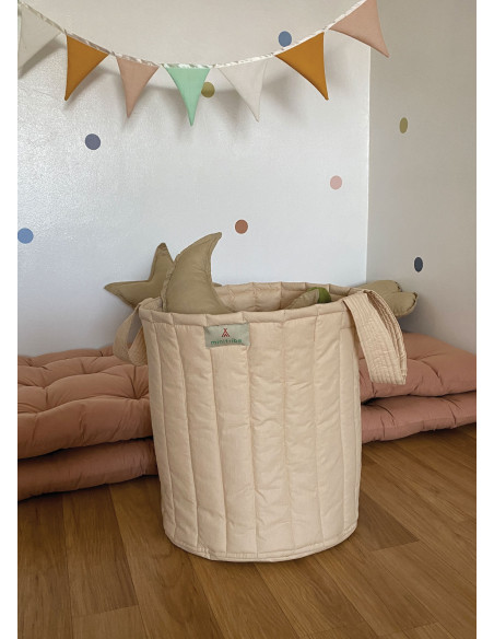 Minitribe Panier à jouets Havana - Desert dans Déco chambre bébé chez Baby And Mom Maroc