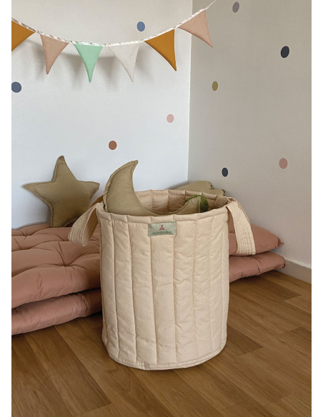 Minitribe Panier à jouets Havana - Desert dans Déco chambre bébé chez Baby And Mom Maroc