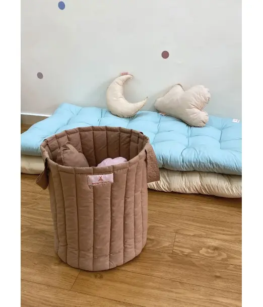 Minitribe Panier à jouets Havana - Camel Déco chambre bébé - 2