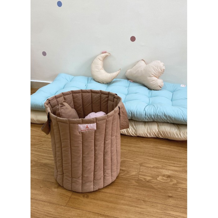 Minitribe Panier à jouets Havana - Camel dans Déco chambre bébé chez Baby And Mom Maroc