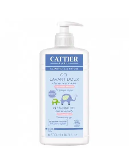 Gel Lavant Doux Corps et Cheveux Cattier 500ml