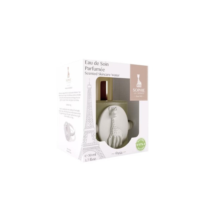 Sophie la Girafe Eau de Soin parfumée pour bébé 50ml + Anneau