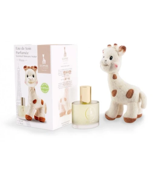 Sophie la Girafe gift set Care Water 50ml + Sophie soft plush toy 17 cm from 0 months