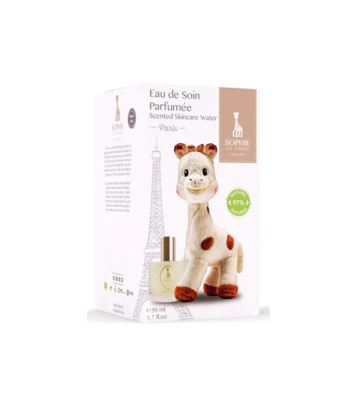 Sophie la Girafe gift set Care Water 50ml + Sophie soft plush toy 17 cm from 0 months 2