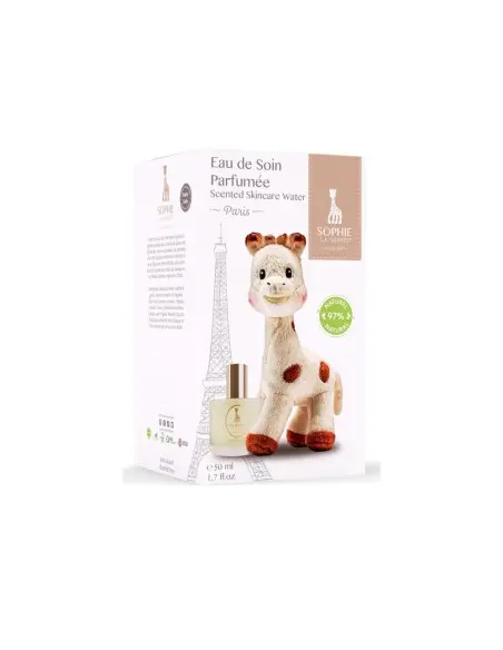 Sophie la Girafe gift set Care Water 50ml + Sophie soft plush toy 17 cm from 0 months — photo 2