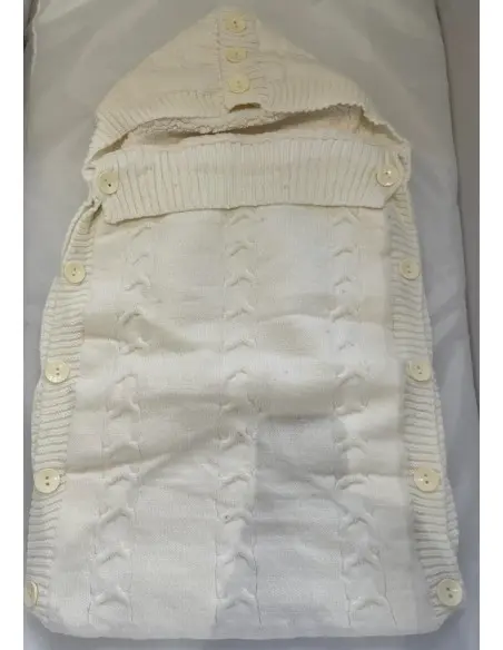 100% natural wool baby nest - White