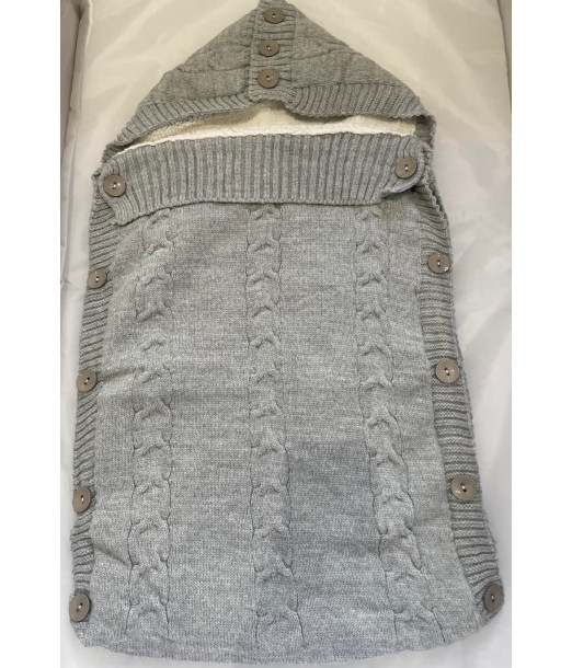 Nid d'ange en Laine 100% naturel - Gris Nid d'ange - Maroc