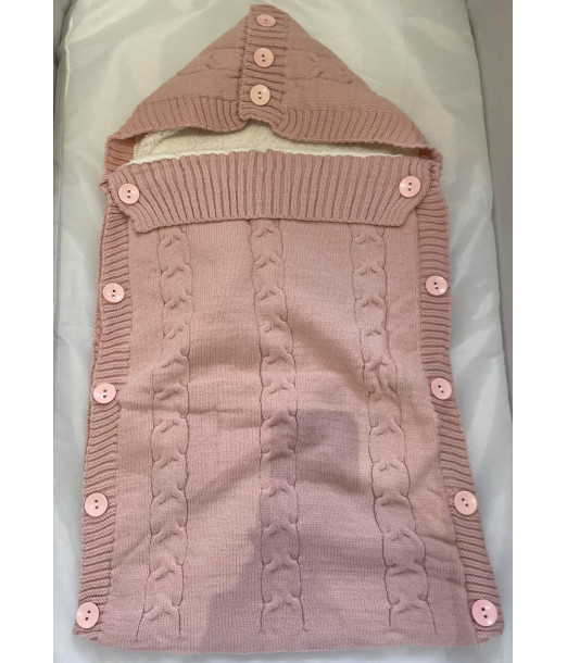 Nid d'ange en Laine 100% naturel - Rose Nid d'ange - Maroc