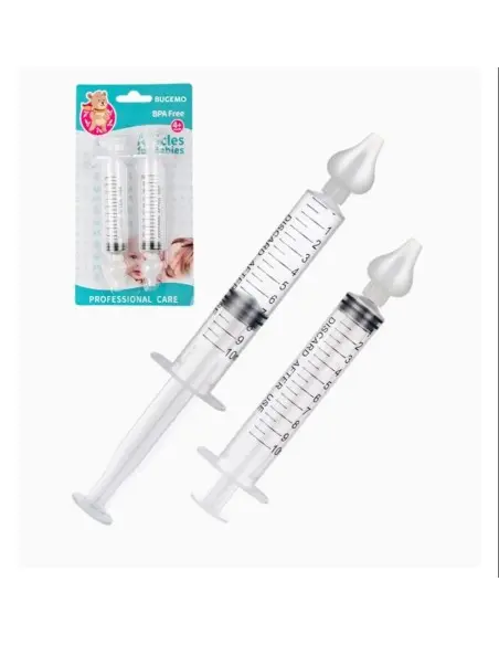 Nasal wash syringe pack of 2 - easy and effective nasal hygiene