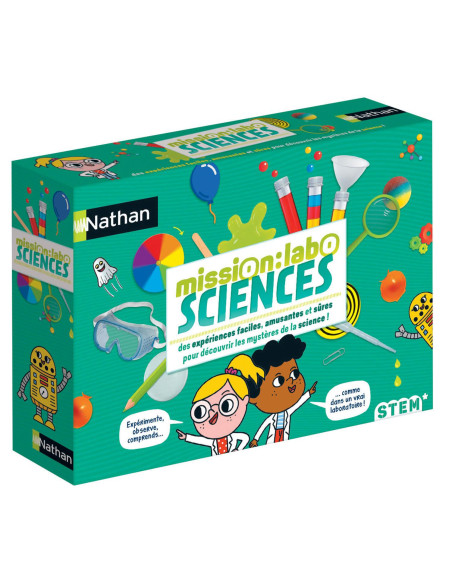 Nathan Mission Labo Sciences 8ans+ dans Jeux éducatifs chez Baby And Mom Maroc
