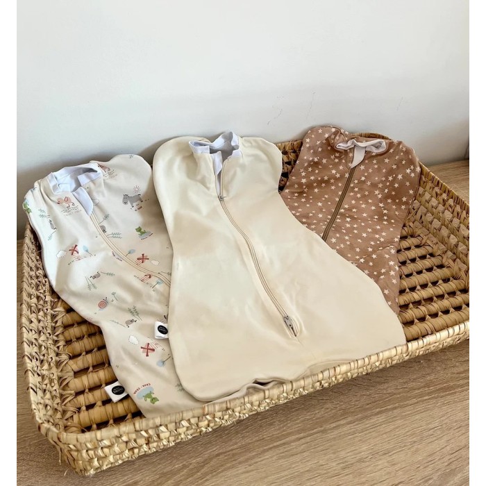 Mini Babounj Emmaillotage 100% Coton Oeko-tex - Beige