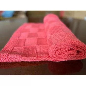 Couverture en laine hand-made pour nouveau-né