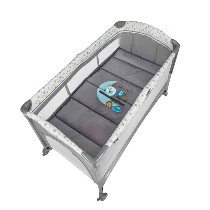 MS Innovaciones Lit parapluie Cododo Oxford - Gris/Bleu Lit