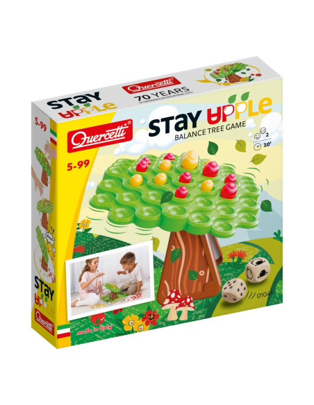 Quercetti Stay Apple! Jeu de l'Arbre Balance, Pommier à