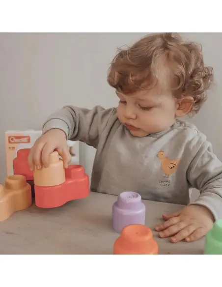 Quercetti Leggo blocks in soft silicone 12 pieces from 6 to 36 months — photo 3