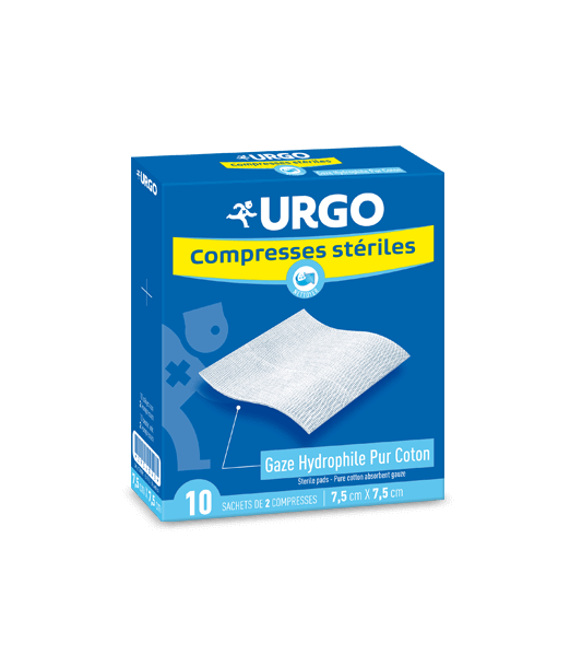 10 Compresses Stériles Urgo 30x30cm