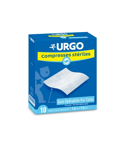 10 sterile compresses Urgo 30x30cm