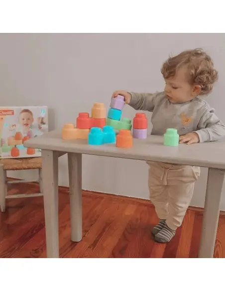 Quercetti Leggo Soft soft silicone blocks 24 pieces from 6 to 36 months — photo 5