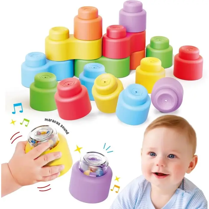 Quercetti Leggo Soft 18 pièces musicales 6-36 mois Jouet -