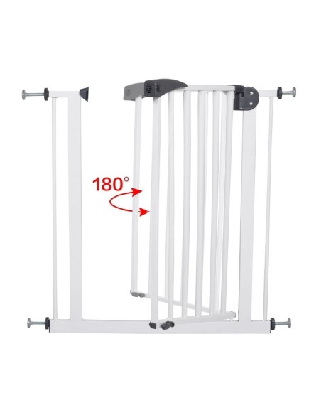Bébé Safe Barrière de Sécurité Blanc 75 à 85cm Barrière de