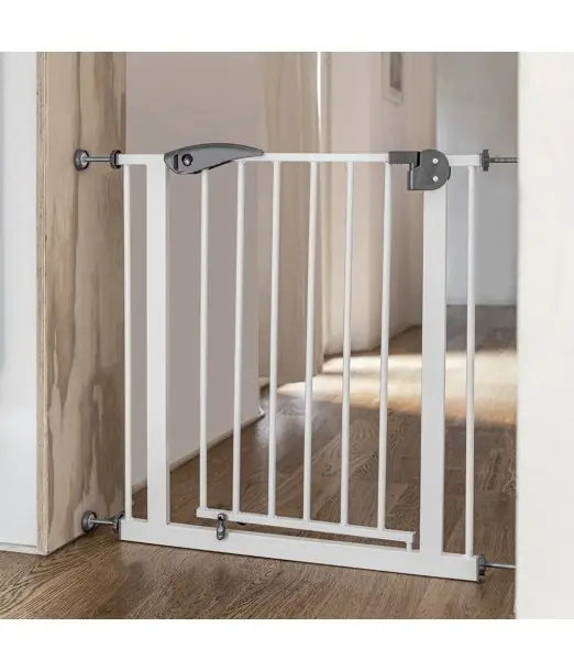 Bébé Safe Barrière de Sécurité Blanc 75 à 85cm Barrière de 2