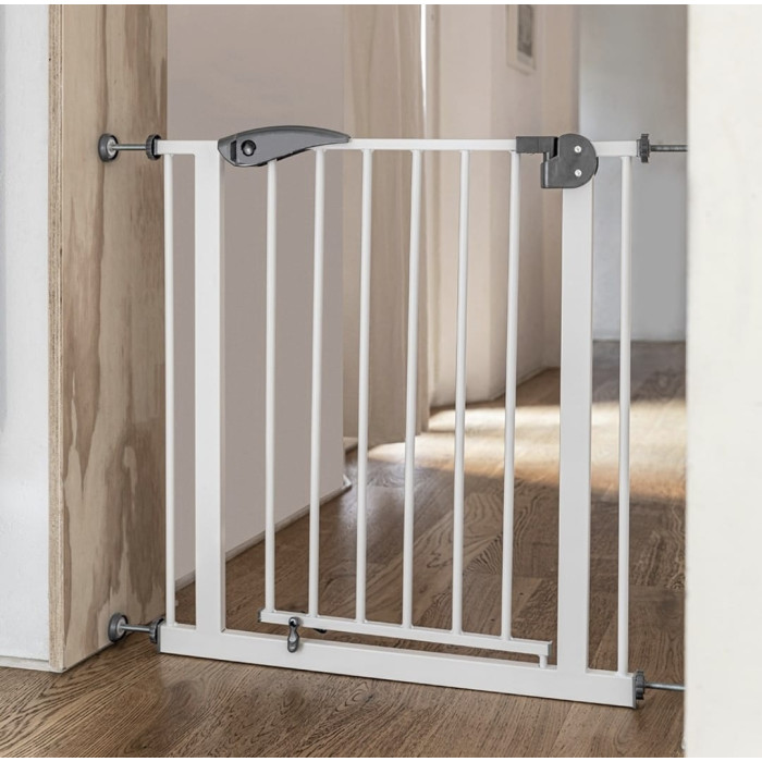 Bébé Safe Barrière de Sécurité Blanc 75 à 85cm Barrière de