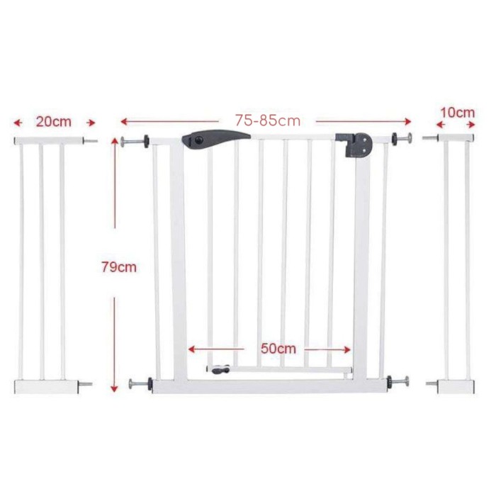 Extension 20cm pour Barrière de Sécurité Bébé Safe