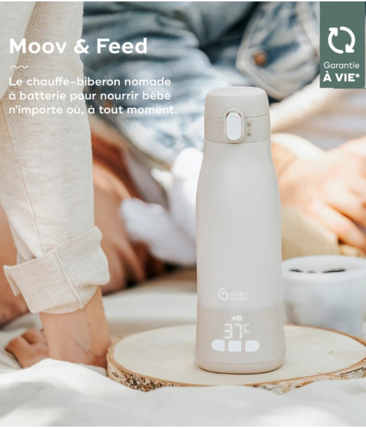 Babymoov Chauffe-biberon nomade rechargeable Moov & Feed 2