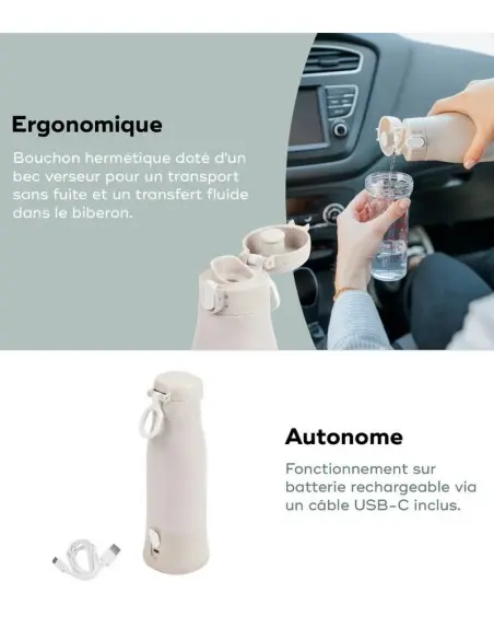 Babymoov portable rechargeable bottle warmer Moov & Feed — photo 3