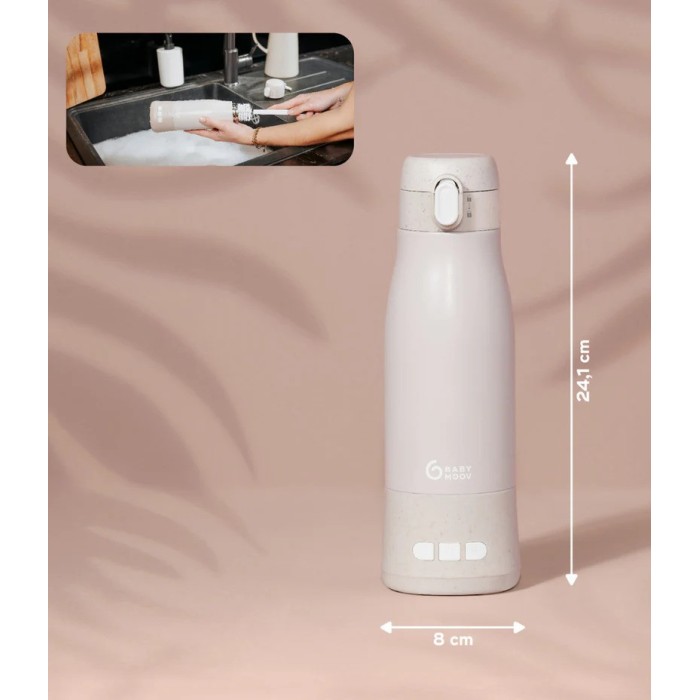 Babymoov Chauffe-biberon nomade rechargeable Moov & Feed
