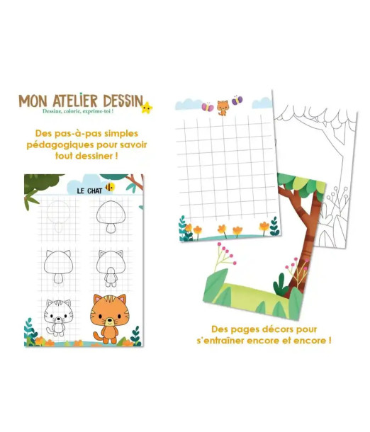 Mon atelier dessin: Animaux mignons 3ans+ 3 - 5 ans - Hemma 2