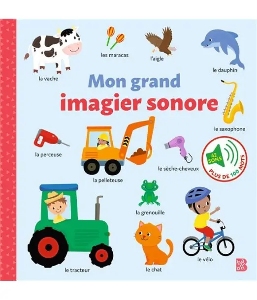 Mon grand imagier sonore, Livre sonore 1an+ 0 - 3 ans - Maroc