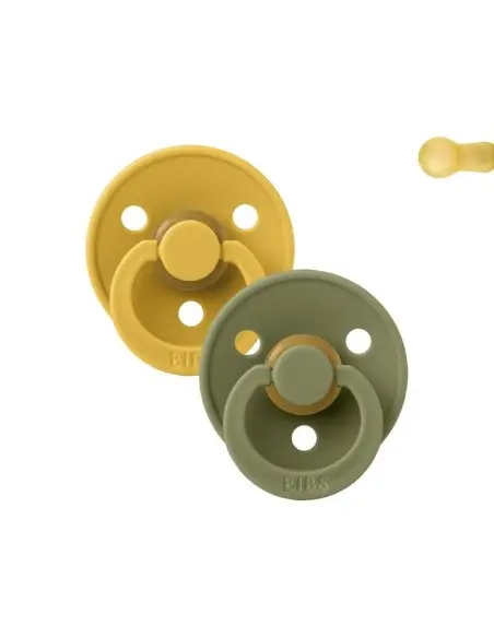 Sucette BIBS Pack De 2 Honey Bee / Olive Sucettes - BIBS Maroc