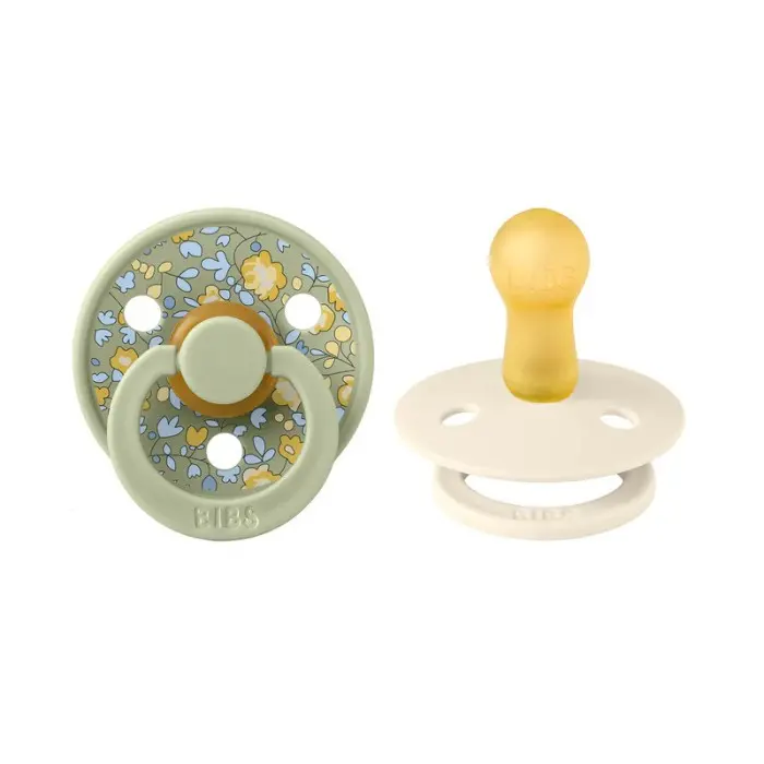 Sucette BIBS x LIBERTY Pack De 2 Eloise Sage Mix Sucettes -