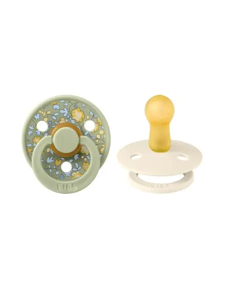 Sucette BIBS x LIBERTY Pack De 2 Eloise Sage Mix Sucettes -