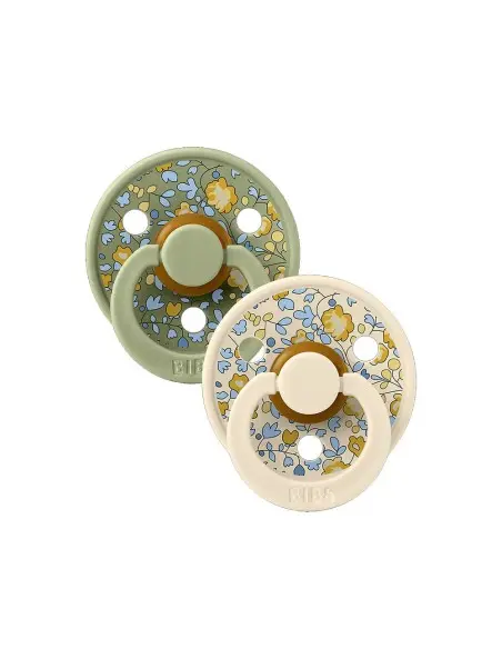 Sucette BIBS x LIBERTY Pack De 2 Eloise Sage Mix Sucettes -