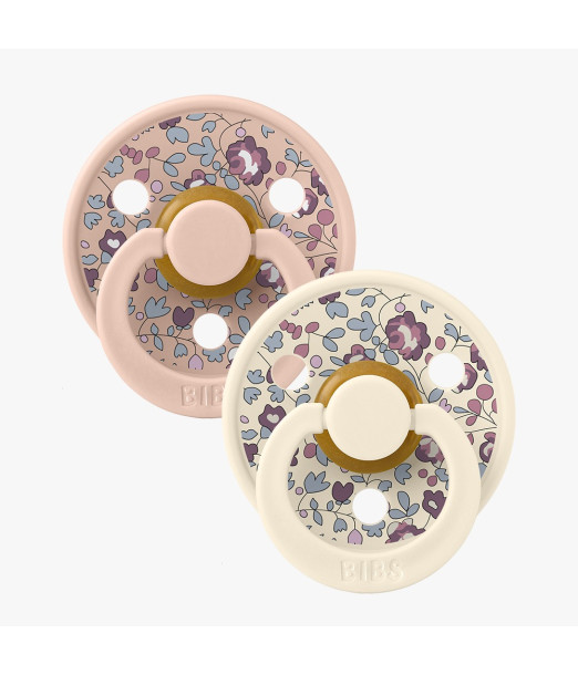 Sucette BIBS x LIBERTY Pack De 2 Eloise Blush Mix Sucettes -