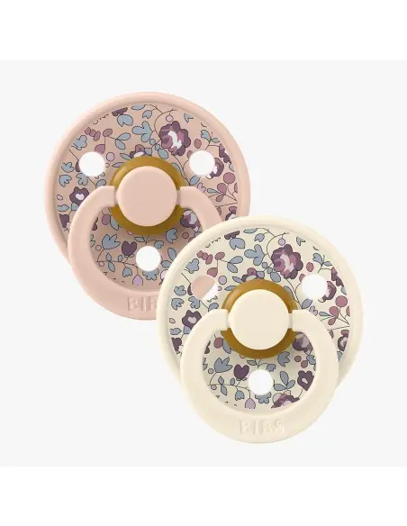 Sucette BIBS x LIBERTY Pack De 2 Eloise Blush Mix Sucettes -